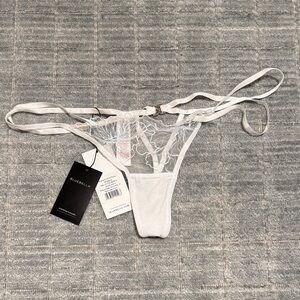 Bluebella Sheer White Lace Panty